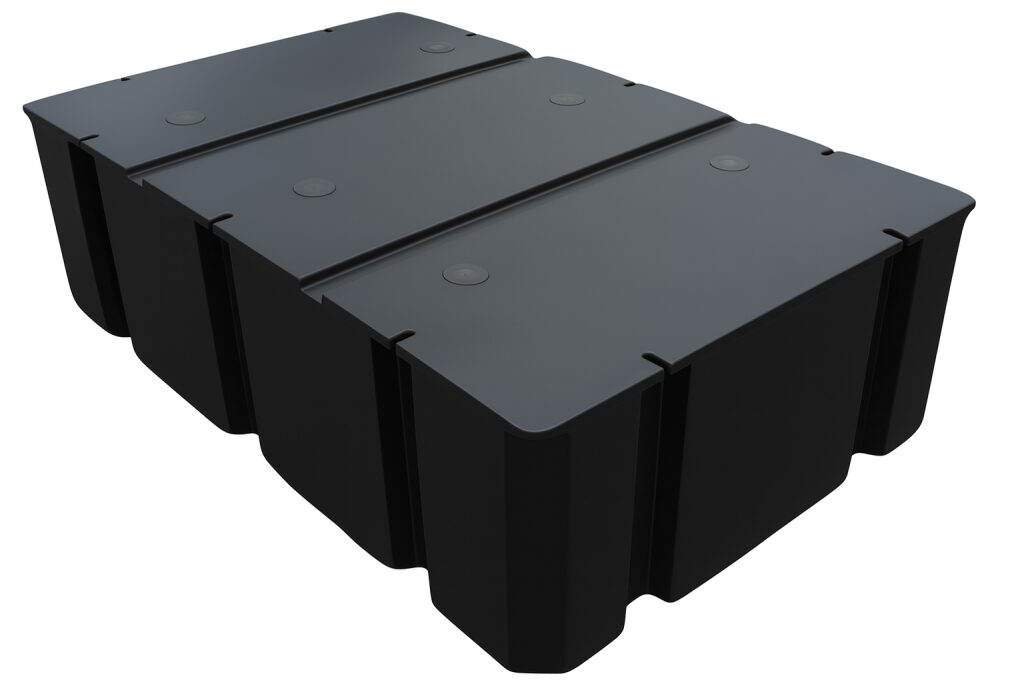 Flottør badebrygge 1000 L - Bilde 1