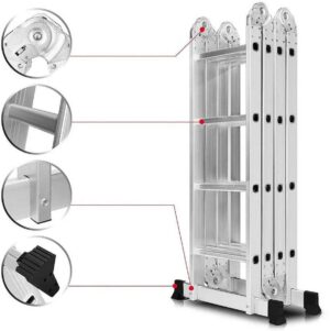 1852 Multistige aluminium 360 cm - Bilde 3