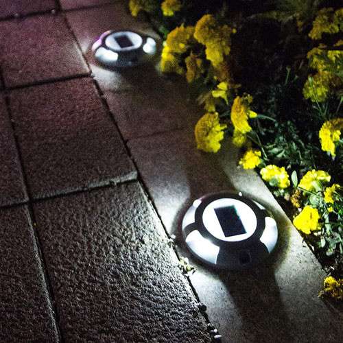 1852 Bryggelys alu LED m/solcelle