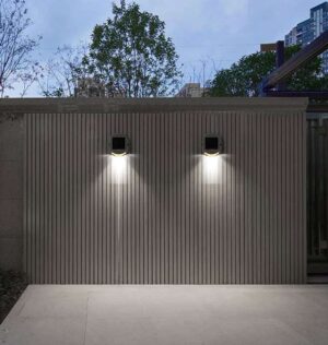 1852 Bryggelys/vegglys alu LED m/solcelle - Bilde 5