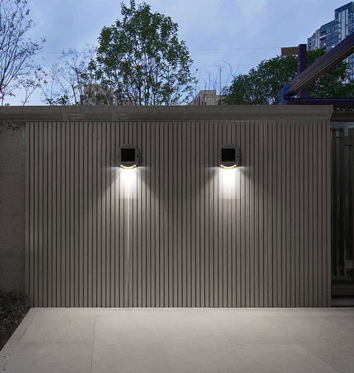 1852 Bryggelys/vegglys alu LED m/solcelle - Bilde 5