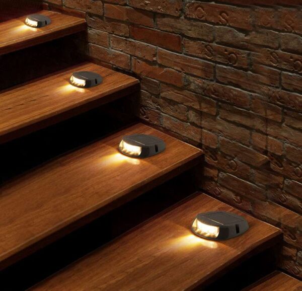 1852 Bryggelys/vegglys alu LED m/solcelle