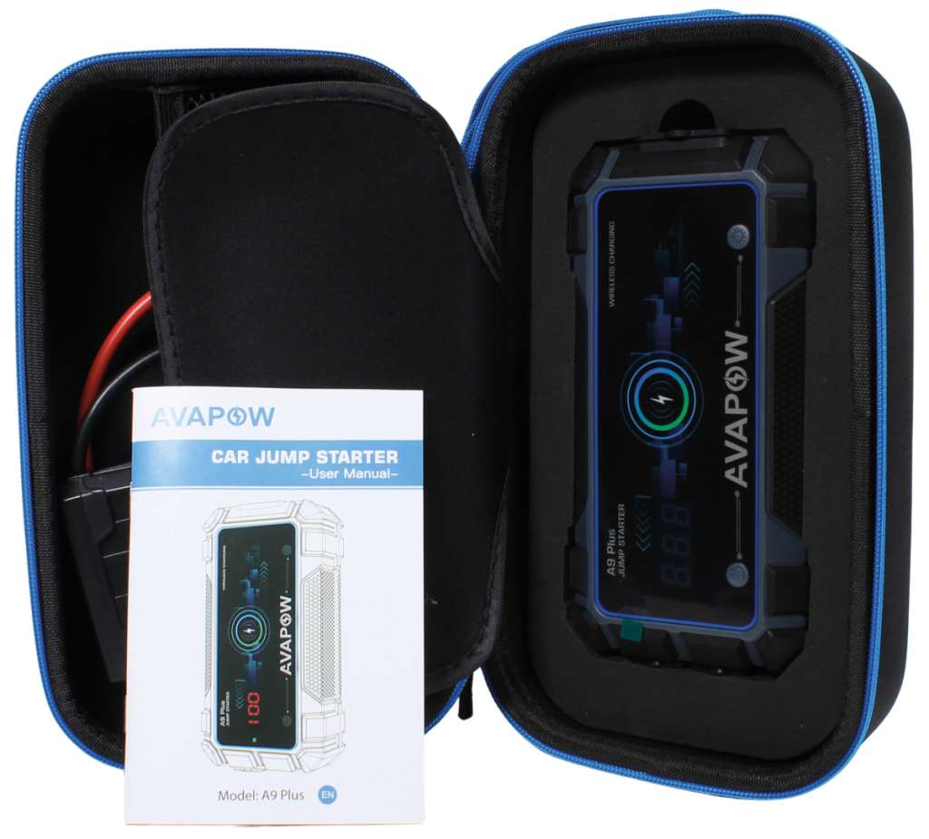 Avapow Jumpstarter A9 Plus 12V 2000 A 12000 mAh - Bilde 6