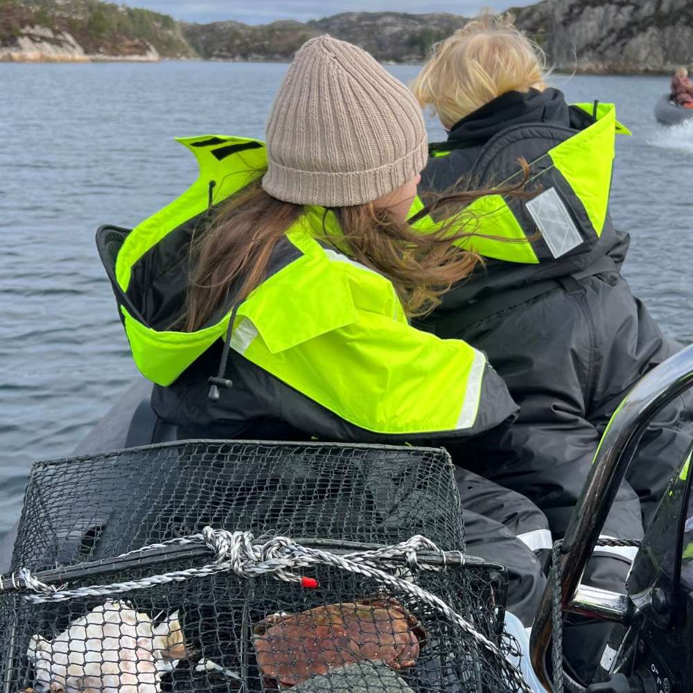 1852 Flytedress barn Svart m/fluor gul - Bilde 3