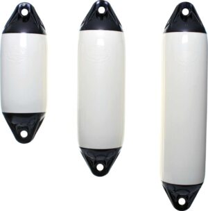 Polyform Fender F-serie hvit m/blå ender - Bilde 3