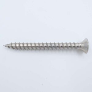 Treskrue senk A4 8,0X80 T40 Helgjenget