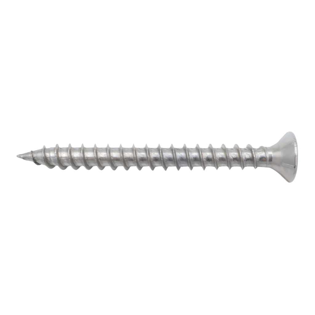 Treskrue senk A4 8,0X80 T40 Helgjenget - Bilde 1