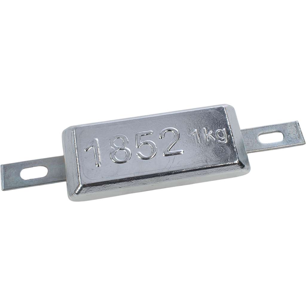 1852 Sinkanode rektangulær 1-2 kg - Bilde 2