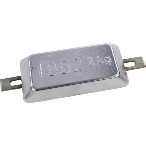 1852 Sinkanode rektangulær 1-2 kg